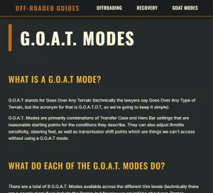 Off-Roadeo Guides screenshot