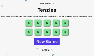 Tensies screenshot