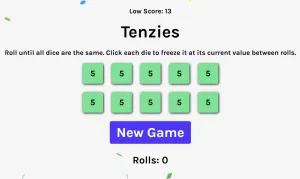 Tensies screenshot