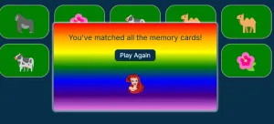 Memory Matching Game screenshot